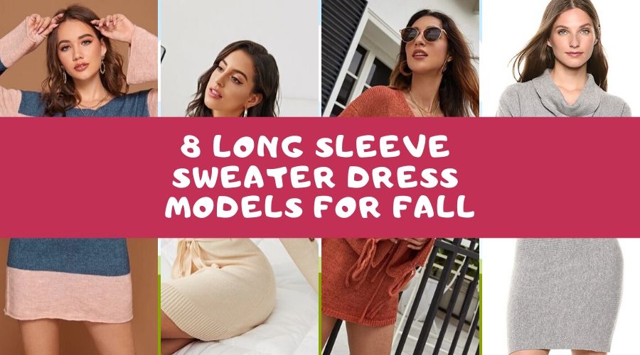 sweater dresses model for fall 2020